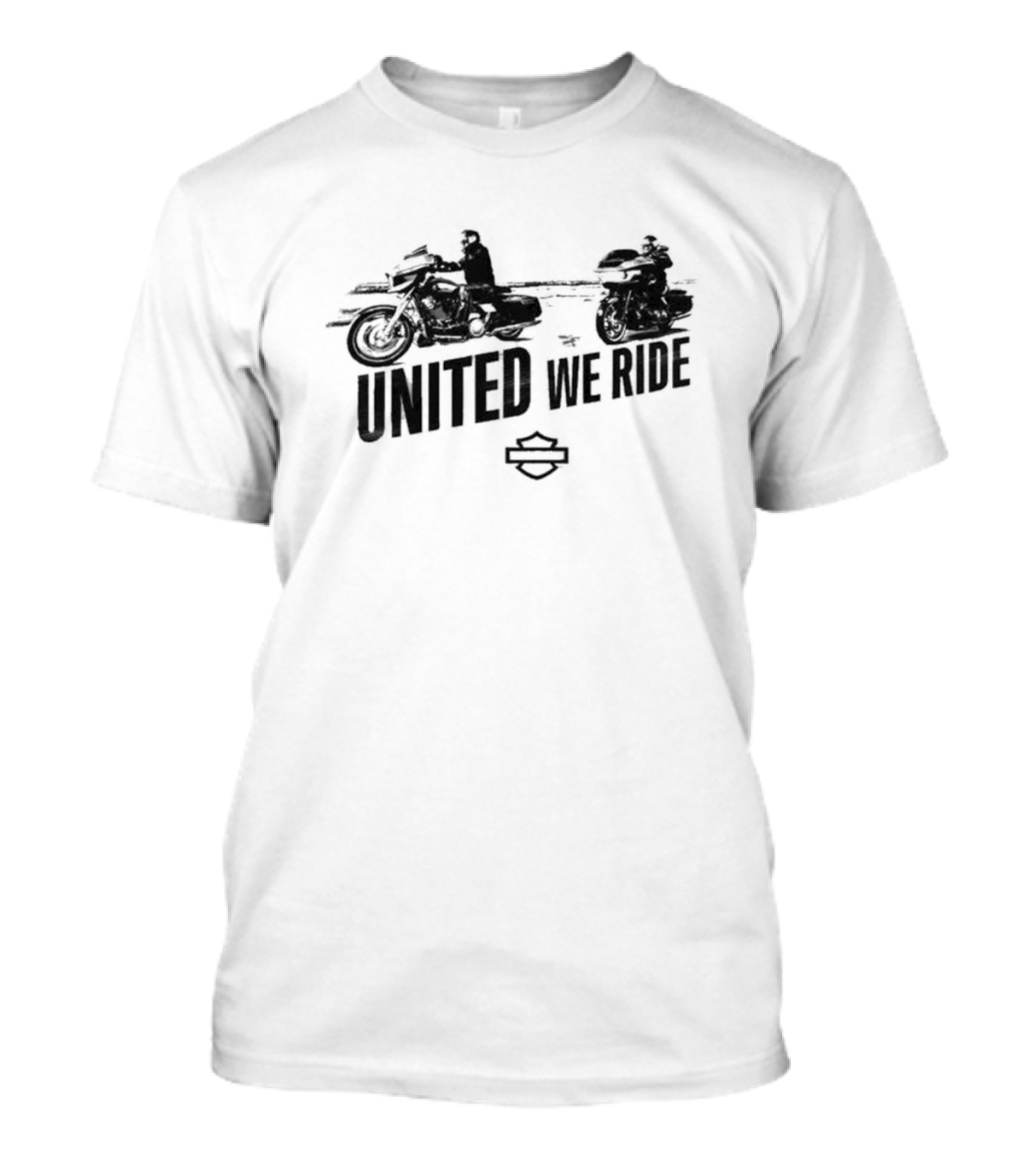 United We Ride Classic Motorbike T-Shirt