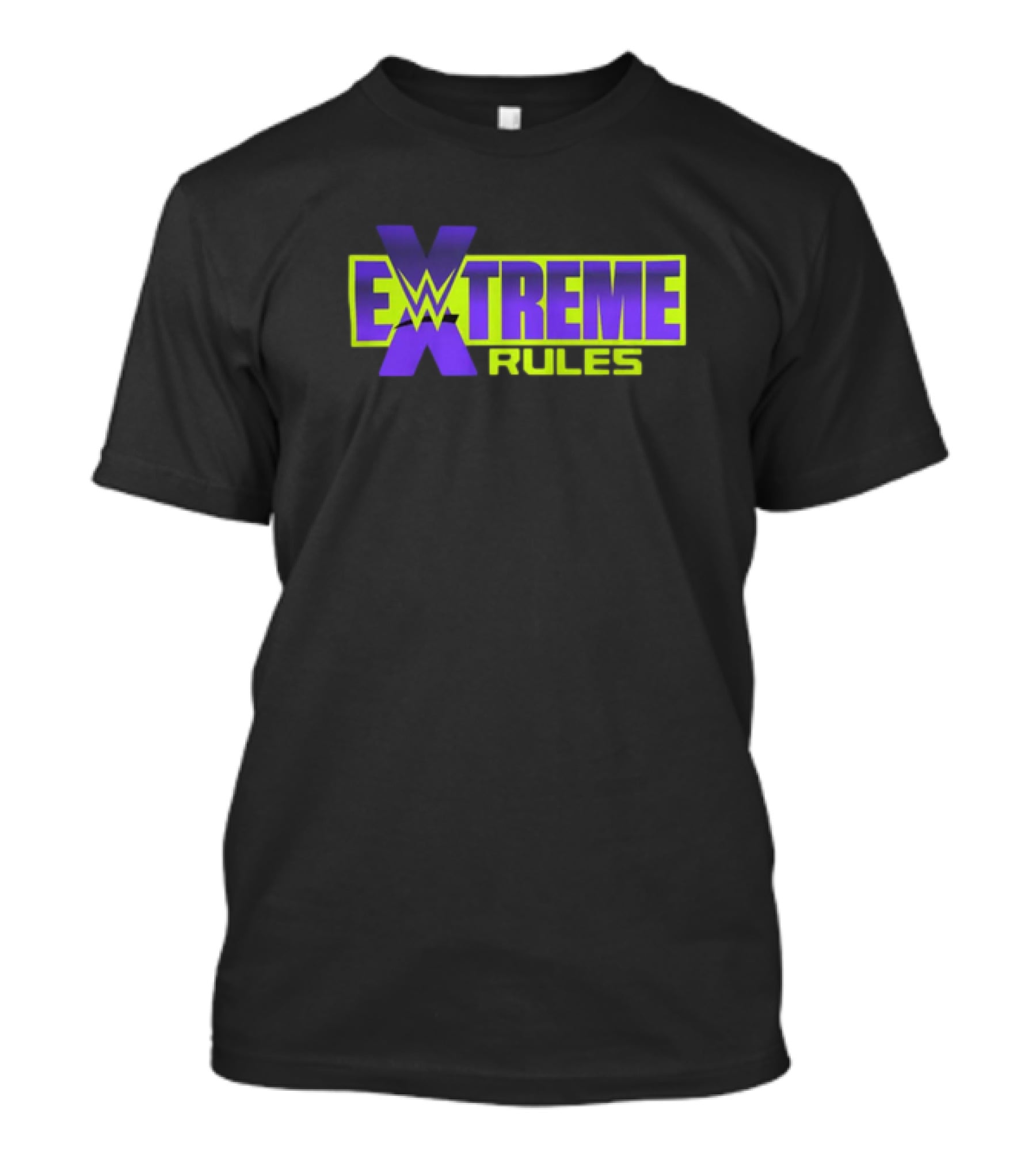 WWE Extreme Rules Event Logo Purple Yellow T-Shirt