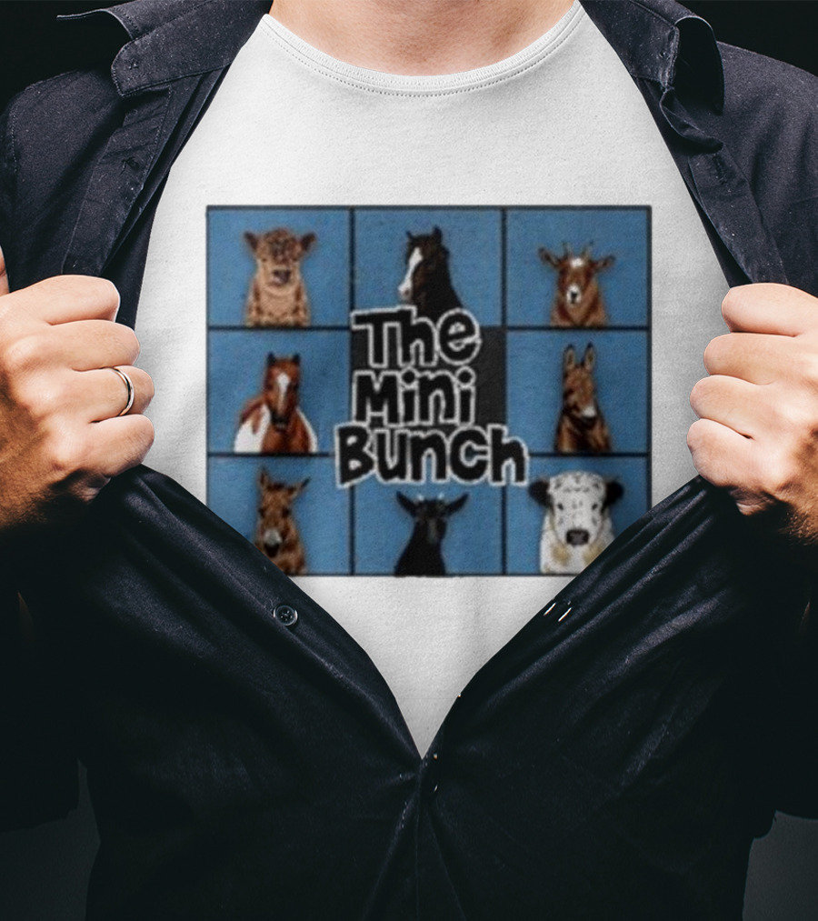 The Mini Bunch Nine Cartoon Animal Portraits T-Shirt
