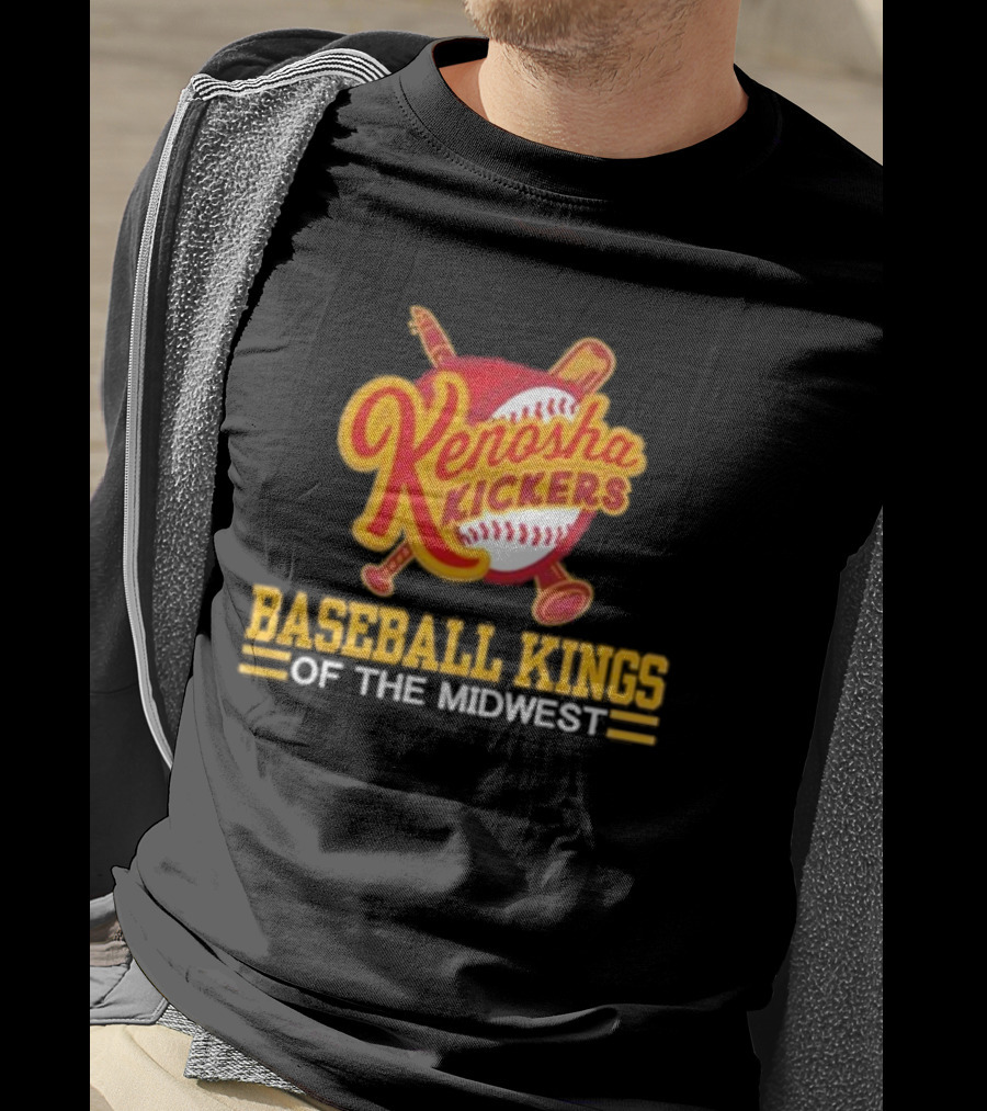 Kenosha Kickers Baseball Kings Of The Midwest T-Shirt