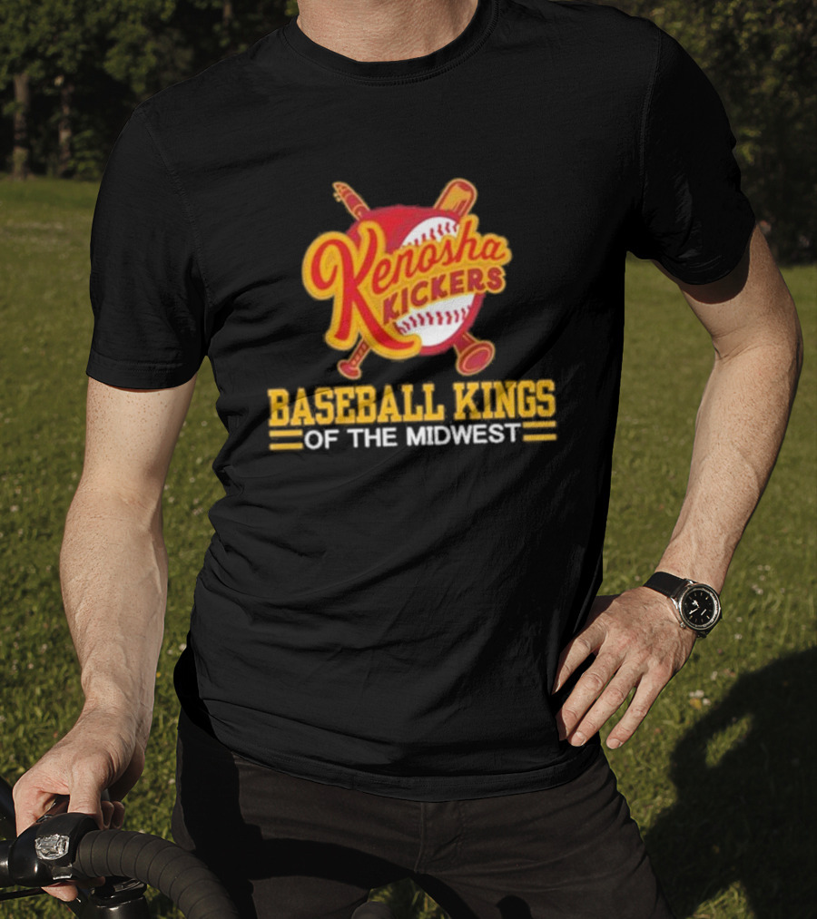 Kenosha Kickers Baseball Kings Of The Midwest T-Shirt