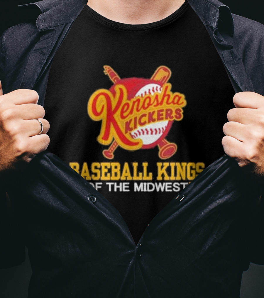 Kenosha Kickers Baseball Kings Of The Midwest T-Shirt