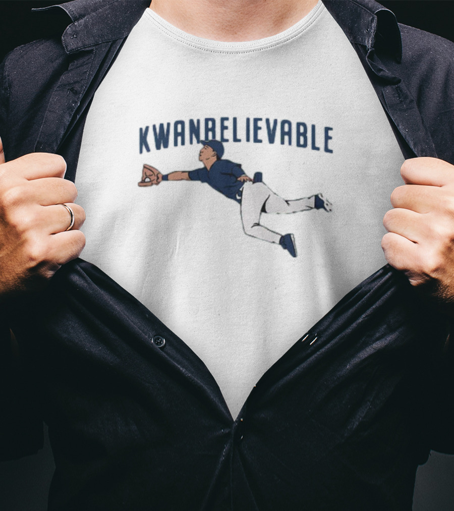 Kwanbelievable Cleveland Guardians Player Catch T-Shirt