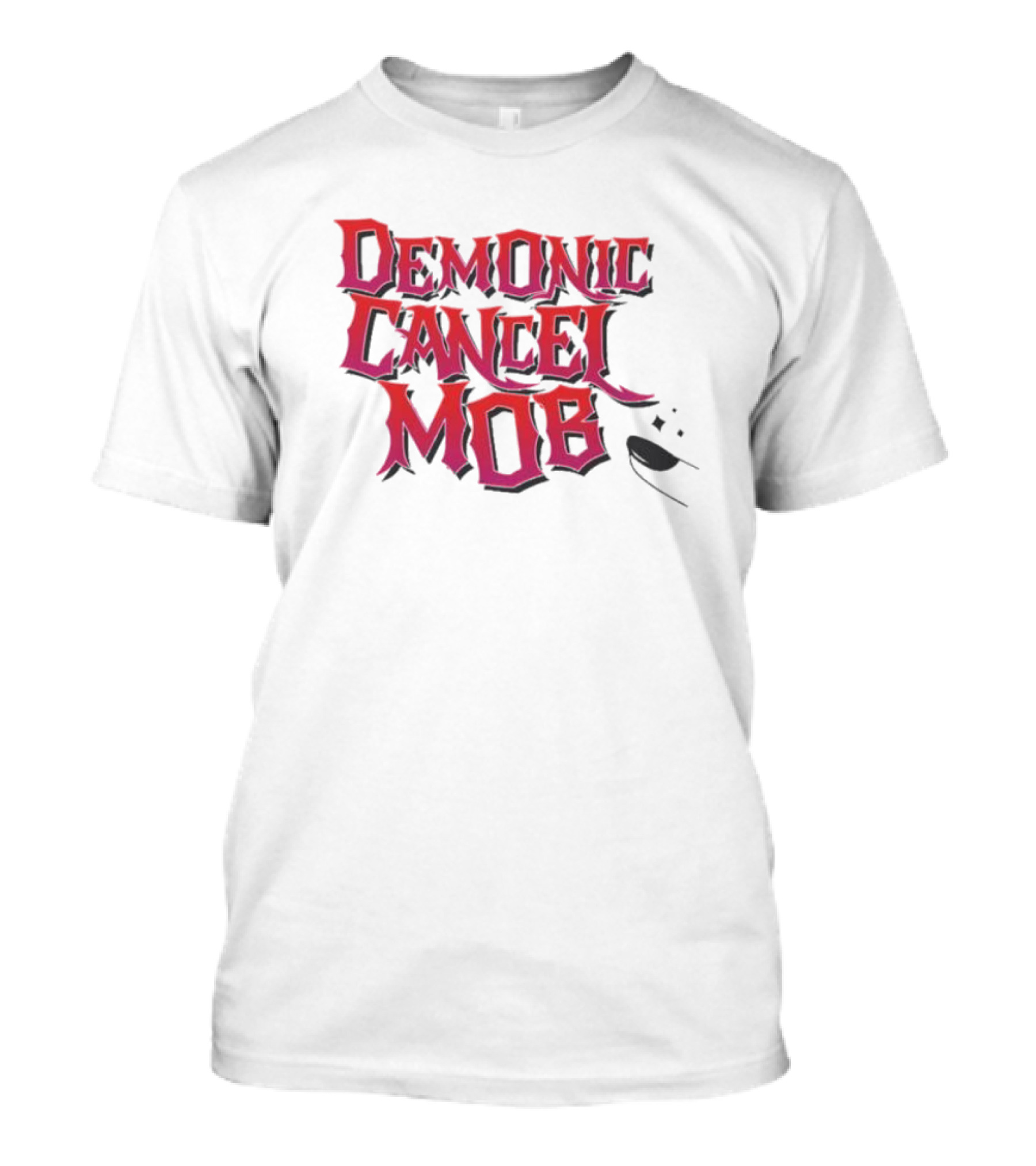 Demonic Cancel Mob Vintage Gothic T-Shirt