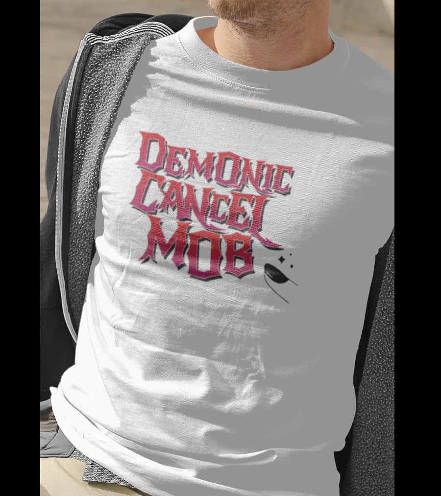 Demonic Cancel Mob Vintage Gothic T-Shirt