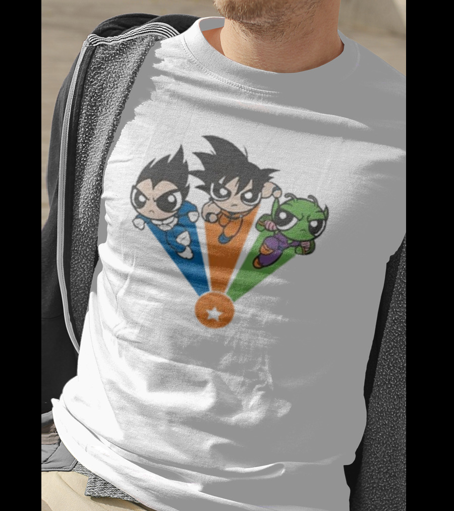 Geek Covers Powerball Boyz Anime Fusion Trio Jump T-Shirt