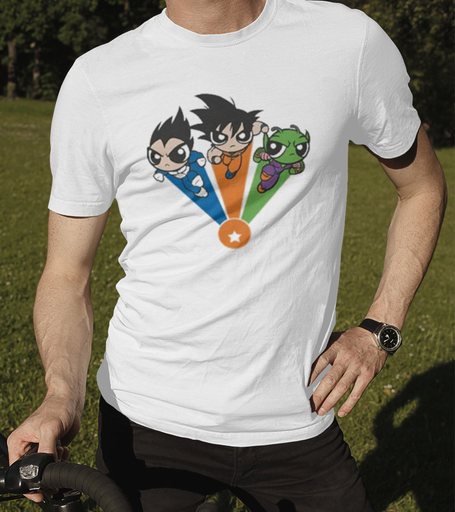 Geek Covers Powerball Boyz Anime Fusion Trio Jump T-Shirt