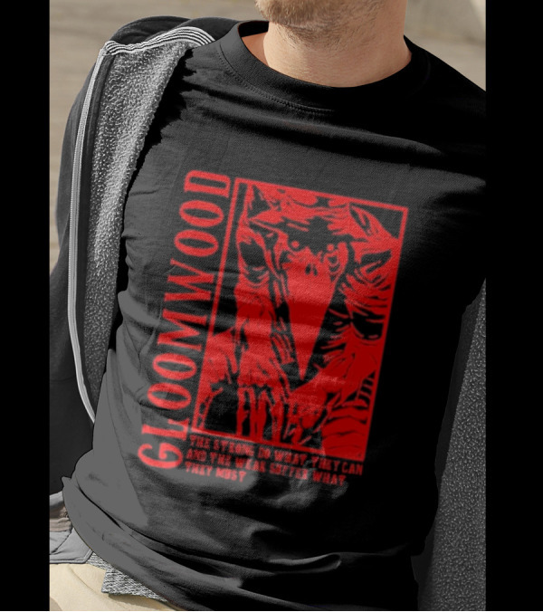 Gloomwood The Strong Do What They Can And The Weak Suffer What They Must Red Bird Mask T-Shirt