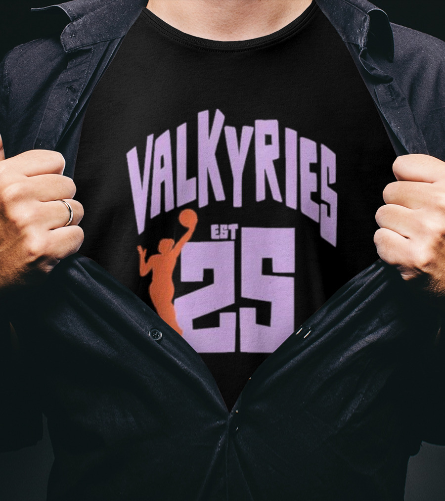 Golden State Valkyries EST 25 Basketball Playa Society T-Shirt