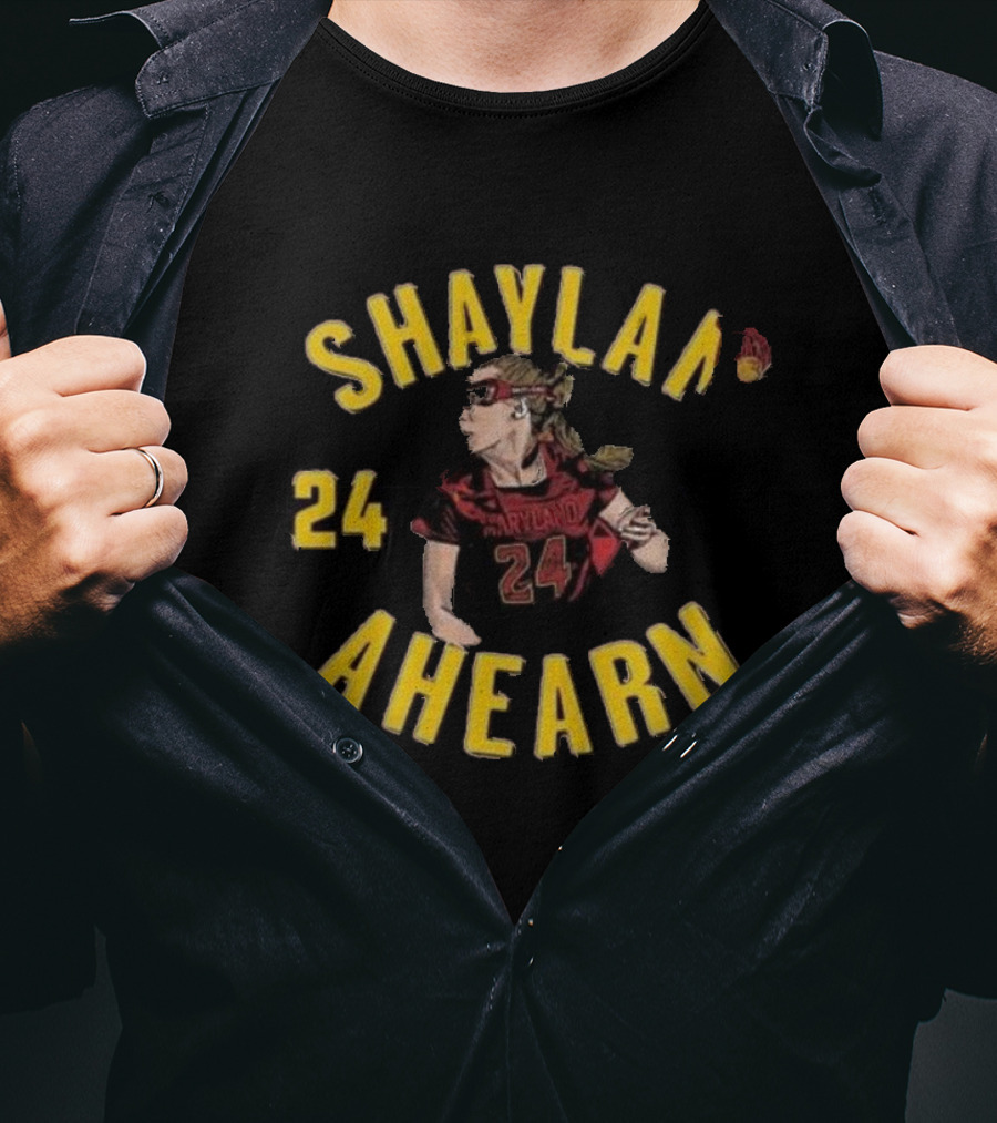 Shaylan Ahearn Maryland 24 Sports T-Shirt