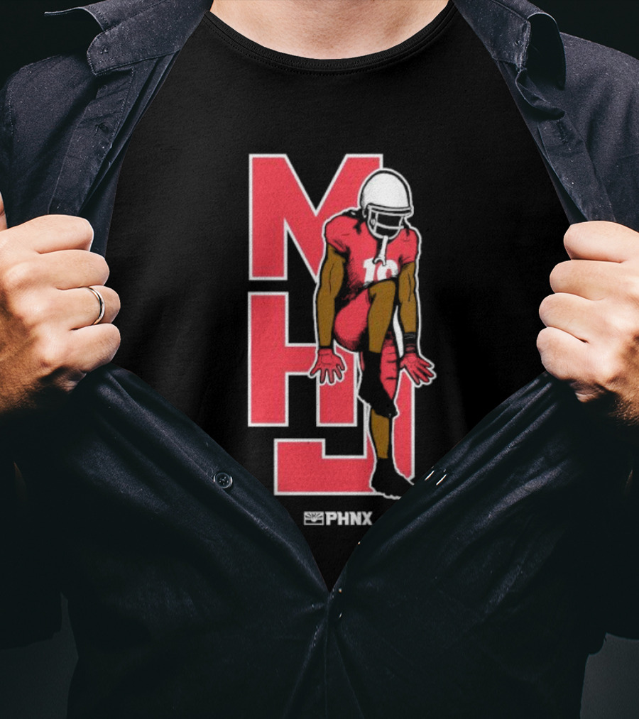 MHJ PHNX Cardinals Football Player Iconic Pose T-Shirt