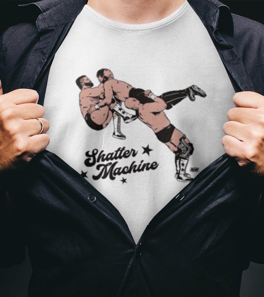 Shatter Machine Wrestling Move Top Rope Action T-Shirt