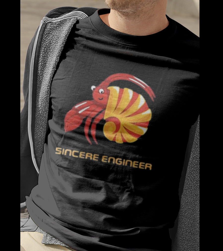 Sincere Engineer Hermit Crab T-Shirt