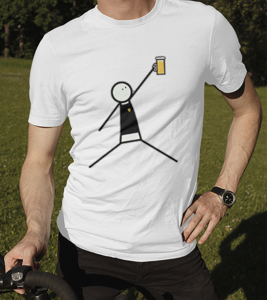 The Schottland Jumpman Stick Figure Beer Icon Scotland T-Shirt