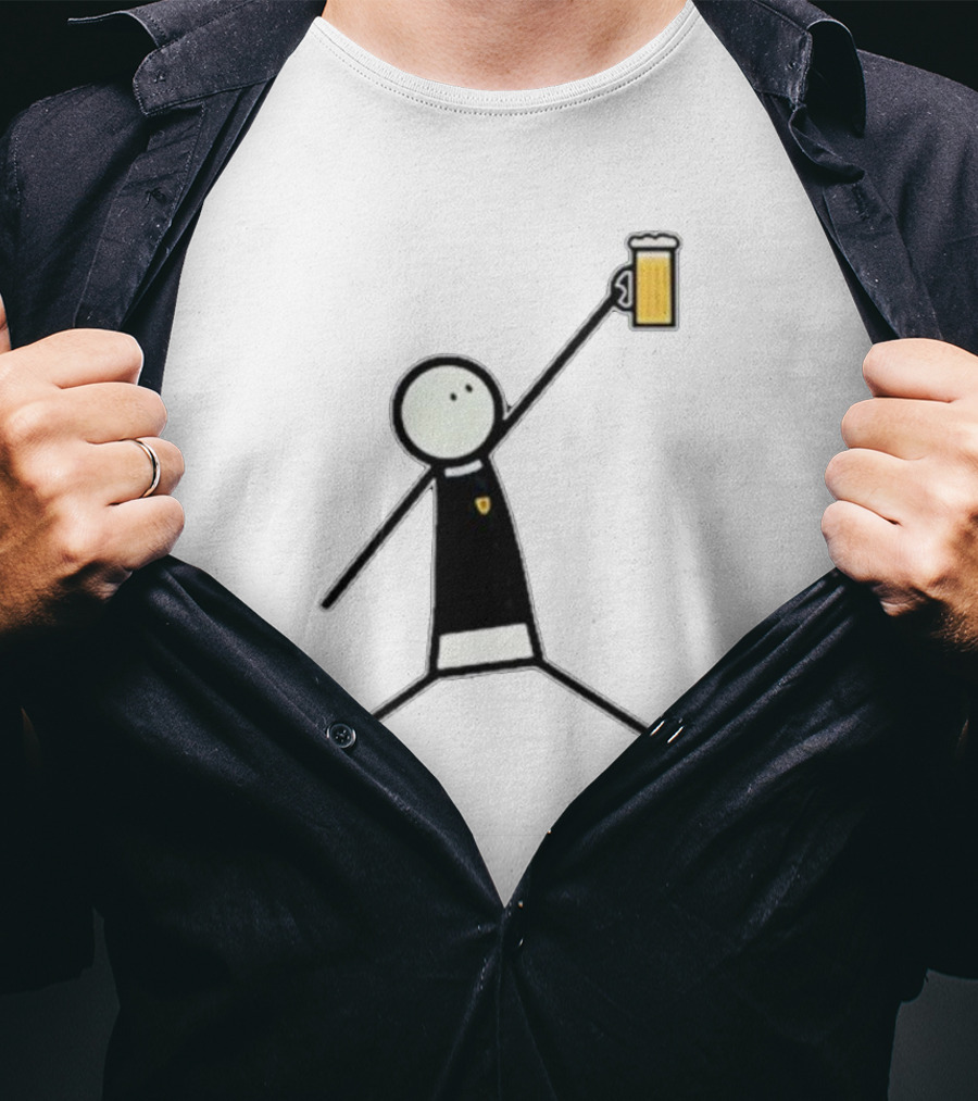The Schottland Jumpman Stick Figure Beer Icon Scotland T-Shirt