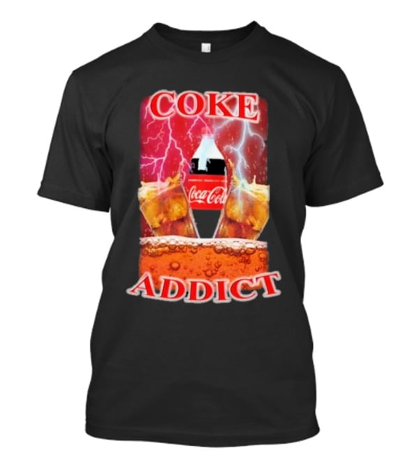 Coke Addict Orbital Clothing Coca-Cola Lightning Bubbles T-Shirt