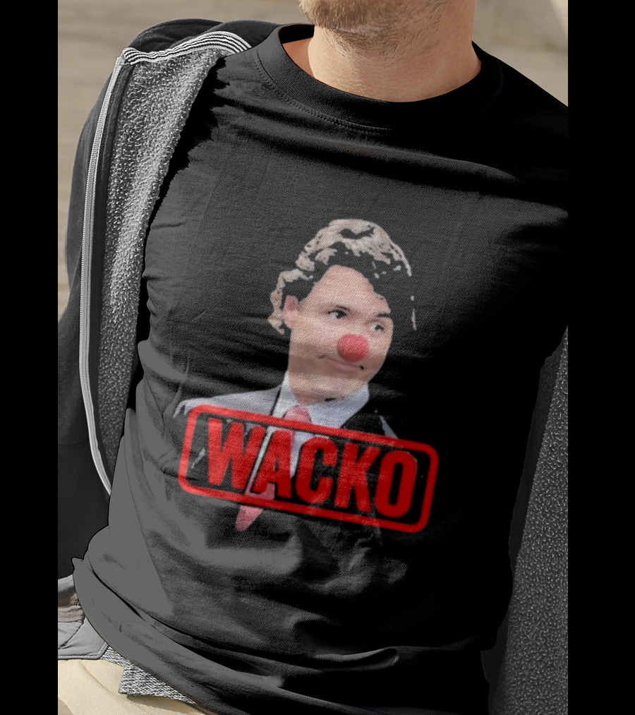 Trudeau Wacko Red Nose Canadian Clown T-Shirt