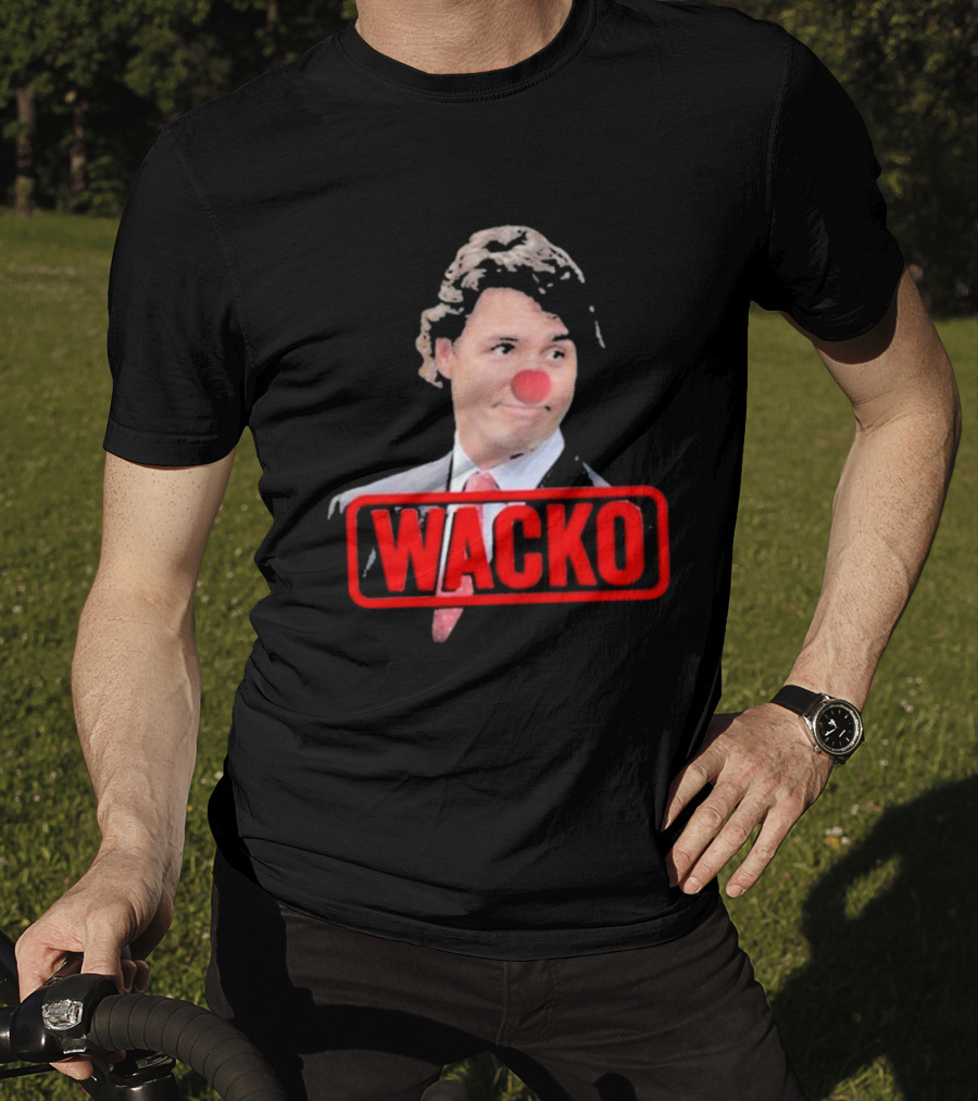 Trudeau Wacko Red Nose Canadian Clown T-Shirt