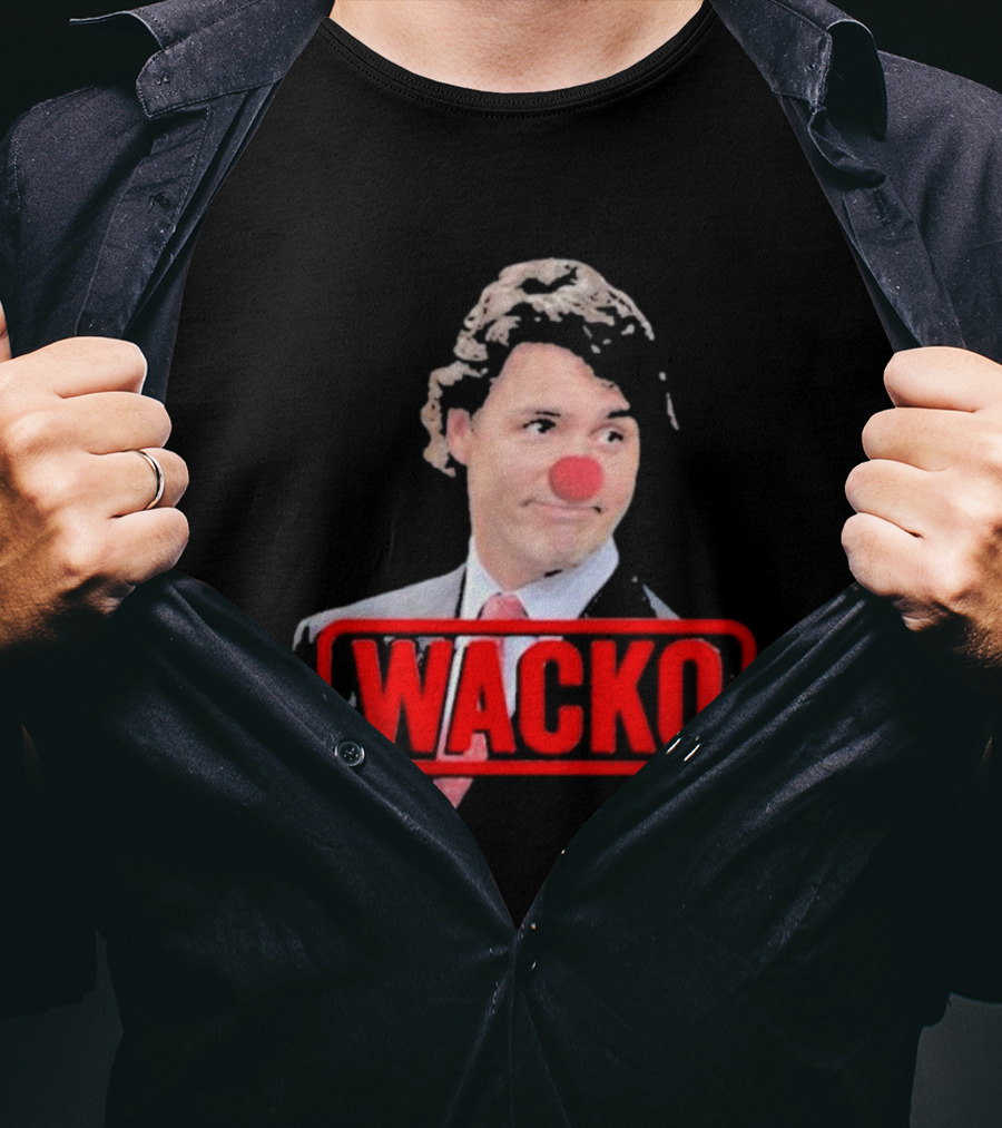Trudeau Wacko Red Nose Canadian Clown T-Shirt