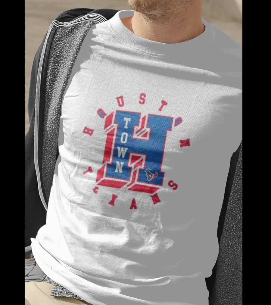 Houston Texans Hometown 'H' Icon With Team T-Shirt