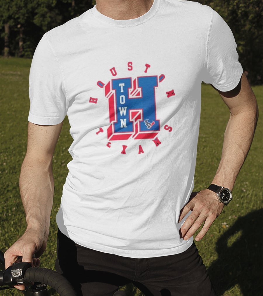 Houston Texans Hometown 'H' Icon With Team T-Shirt