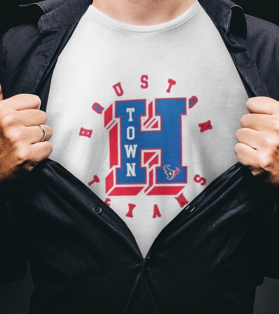 Houston Texans Hometown 'H' Icon With Team T-Shirt