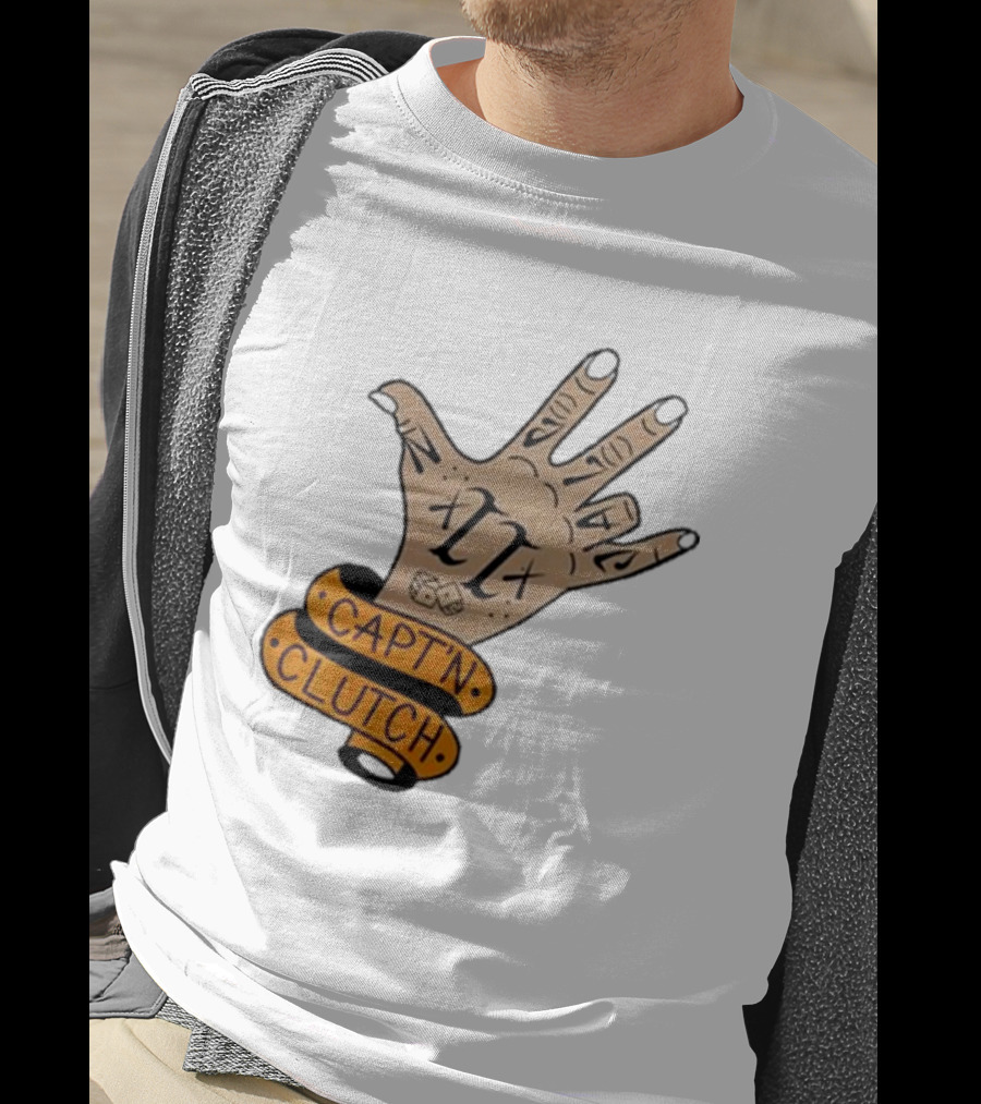 Cap’n Clutch Five Dice Hand Tattoo T-Shirt