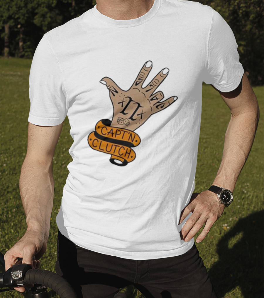 Cap’n Clutch Five Dice Hand Tattoo T-Shirt