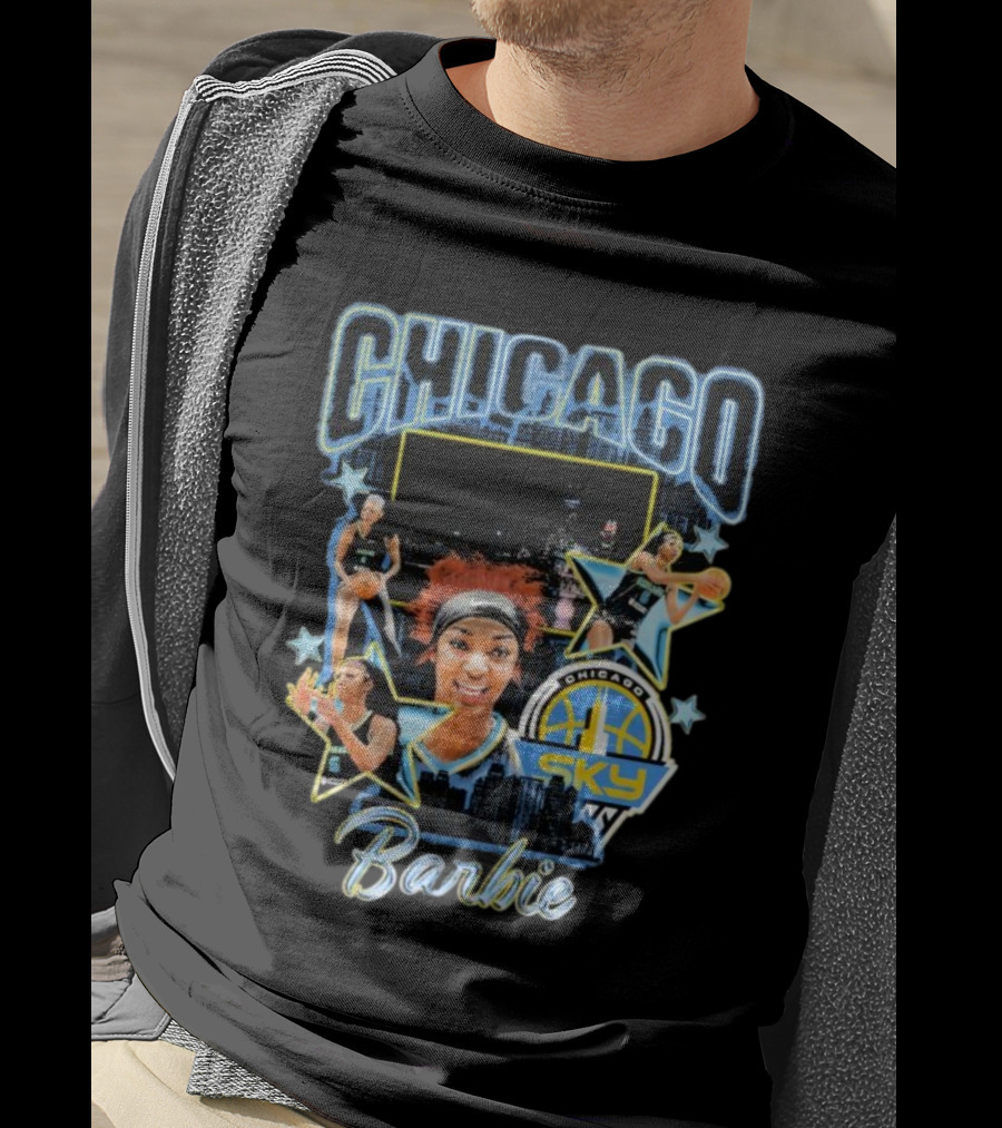 Chicago Sky Barbie Basketball Chicag0 Images T-Shirt