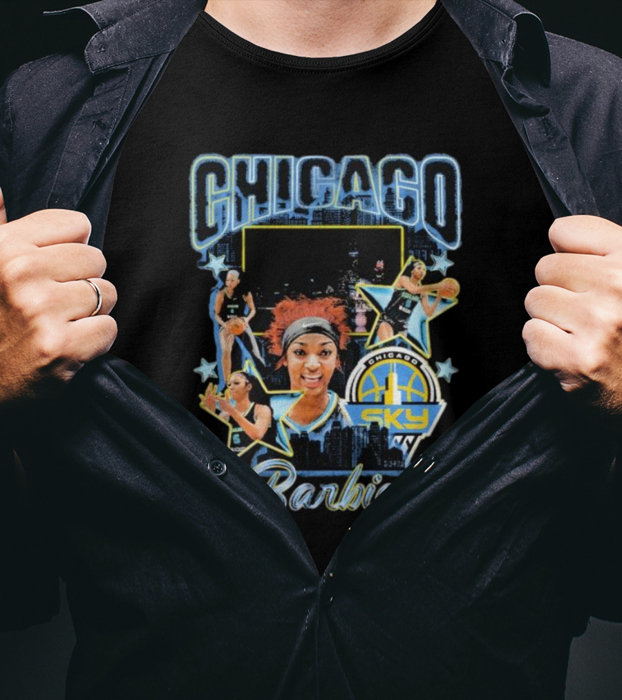 Chicago Sky Barbie Basketball Chicag0 Images T-Shirt