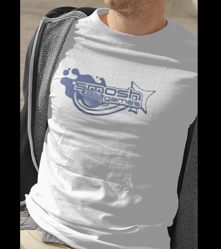 Smosh Games Blue Splash Icon With Star And Microphone T-Shirt