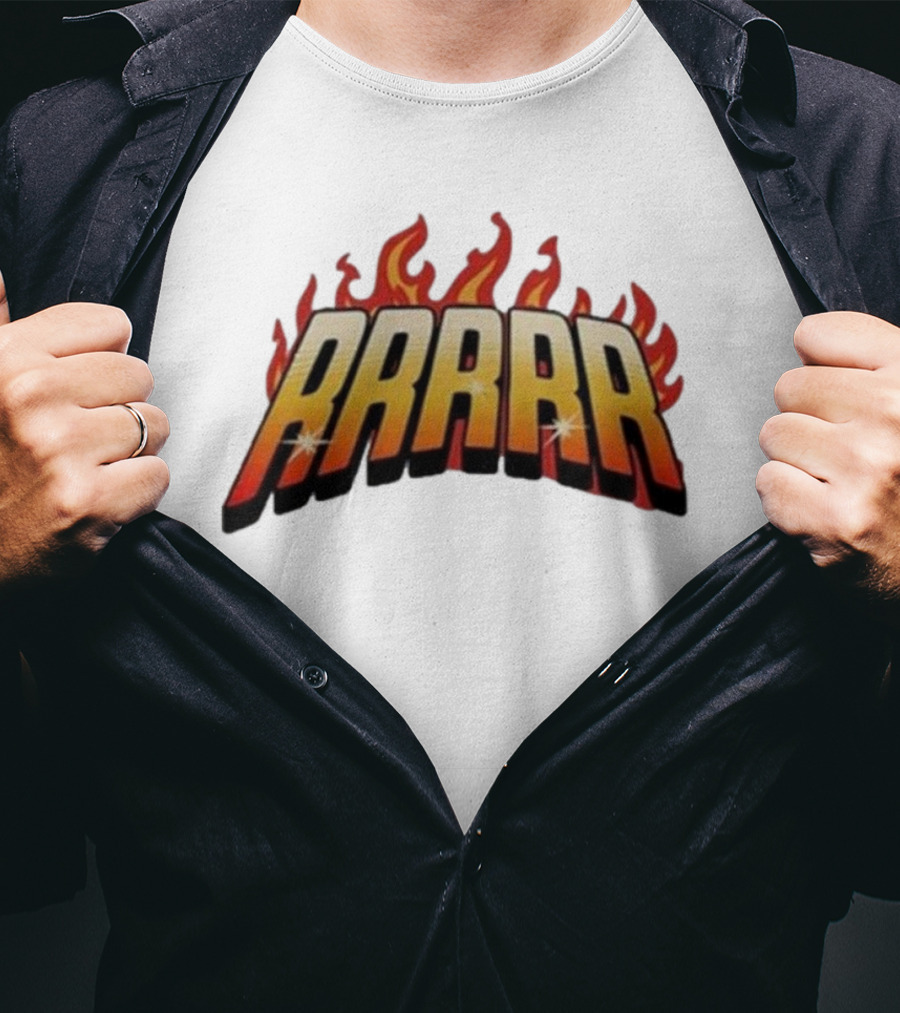Rrrrrrr Top Slangteez Flames T-Shirt