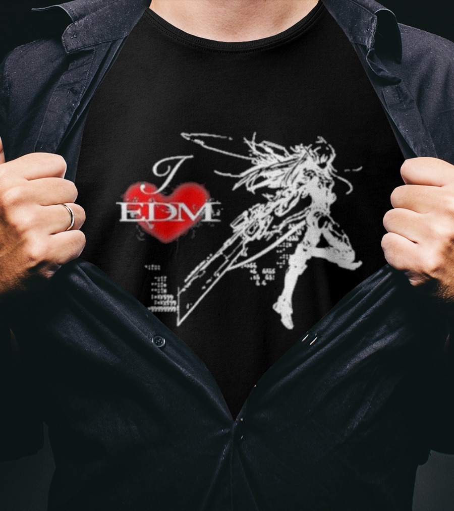 Ninajirachi I Love EDM Cyber Warrior Dance Fusion T-Shirt