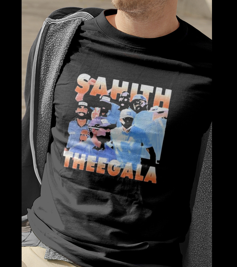 Sahith Theegala Celebratory Golf Moments T-Shirt