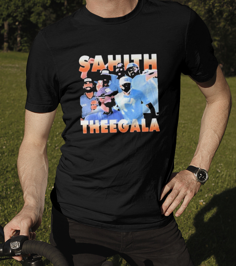 Sahith Theegala Celebratory Golf Moments T-Shirt