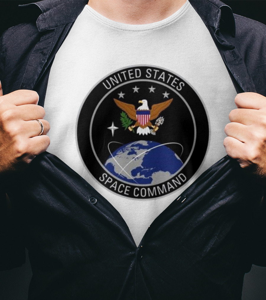 United States Space Command Eagle Emblem T-Shirt