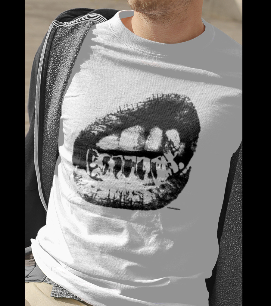 Wally1k Fang Mouth Sketch T-Shirt