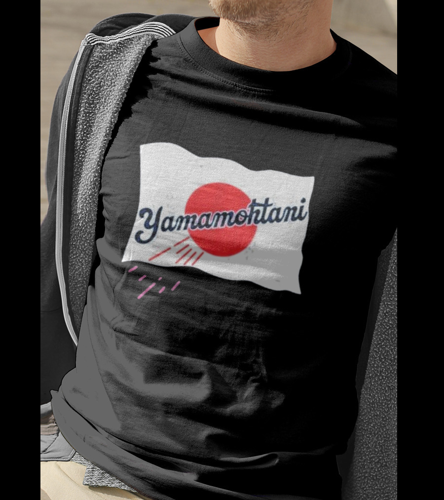Yamamohtani Rising Sun Japanese Flag Yamamoto T-Shirt