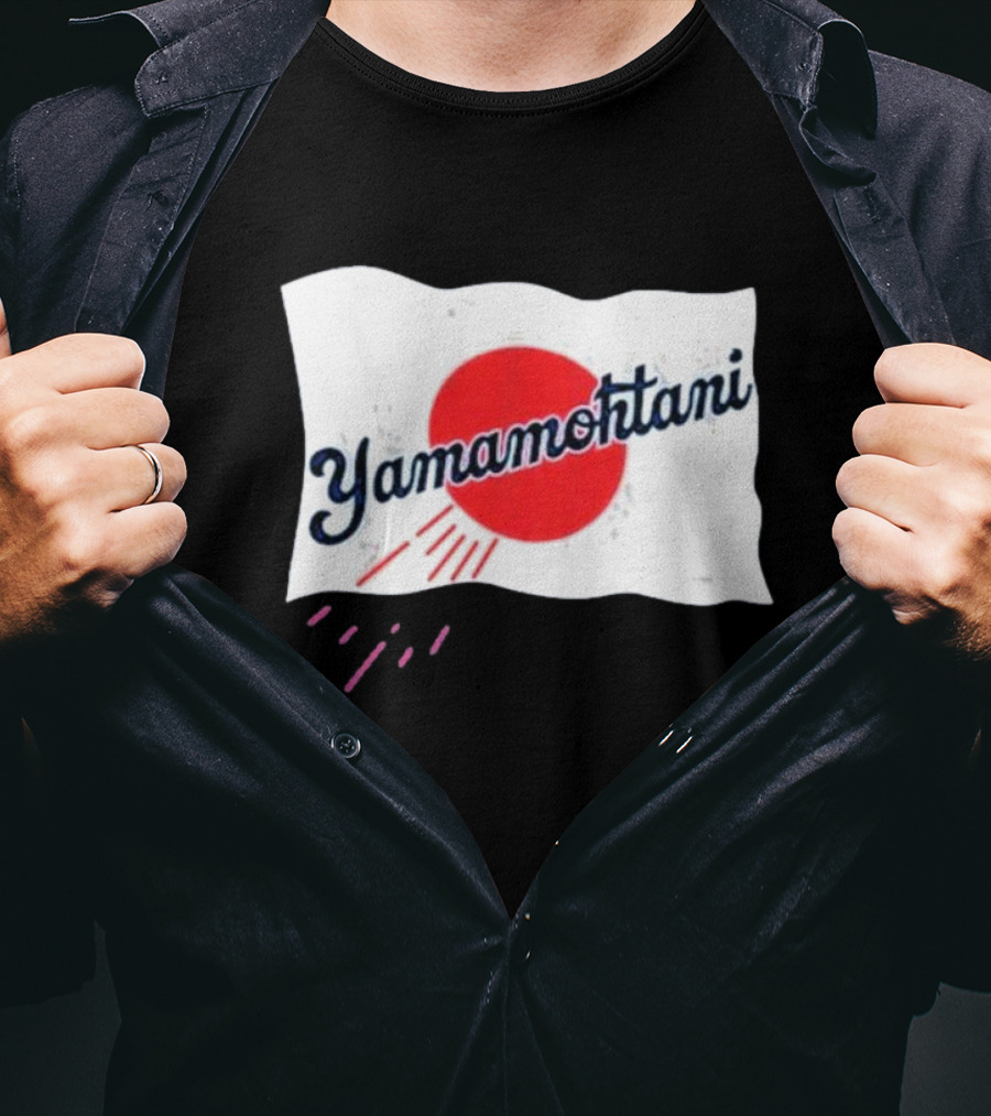 Yamamohtani Rising Sun Japanese Flag Yamamoto T-Shirt