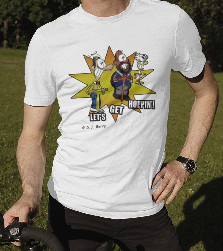 Let's Get Hoppin D.J. Berry Comic Burst T-Shirt