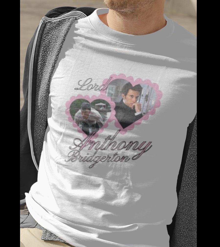 Lord Anthony Bridgerton Heart Frames And Portraits T-Shirt