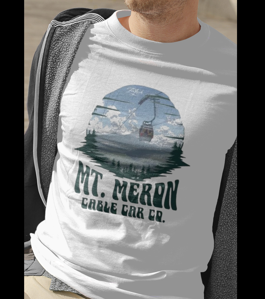 Mt Meron Cable Car Co Scenic Mountain Forest Adventure T-Shirt