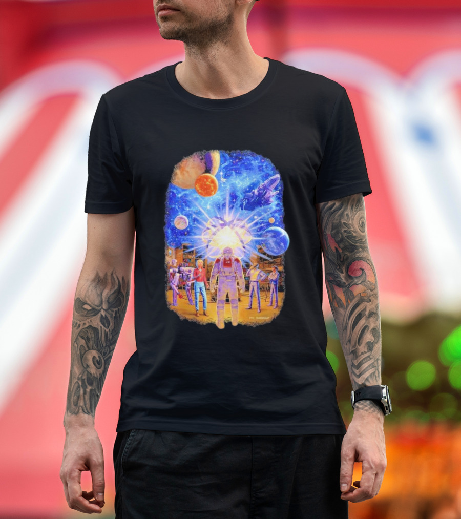 Starfield Secrets Astronaut Adventure Greg Hildebrandt Space Exploration Planets Universe T-Shirt