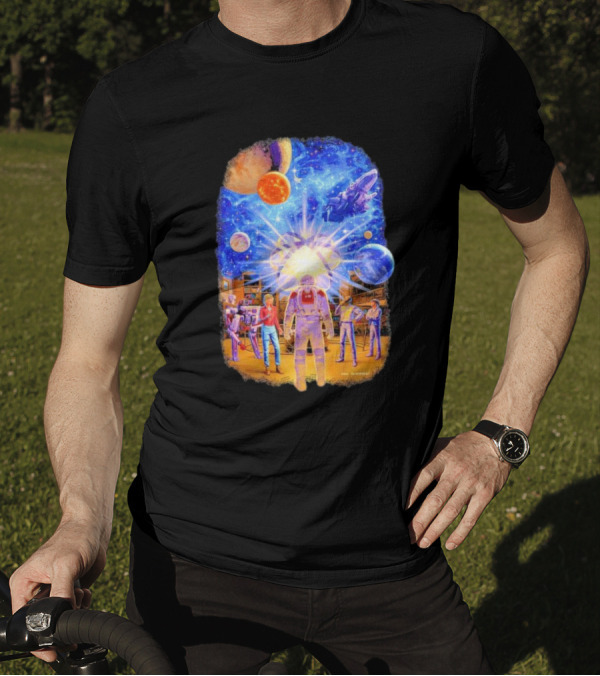 Starfield Secrets Astronaut Adventure Greg Hildebrandt Space Exploration Planets Universe T-Shirt