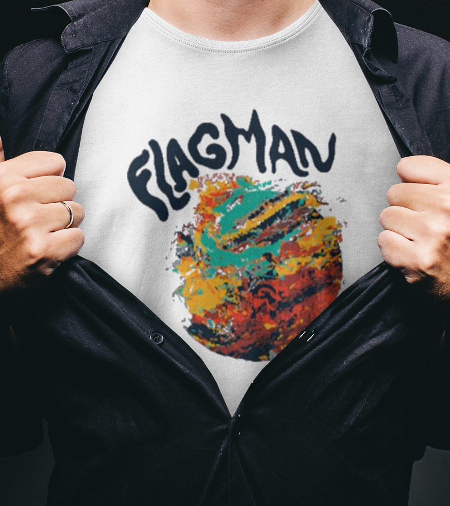 FLAGMAN Swirl Vibrant Earth Hues T-Shirt