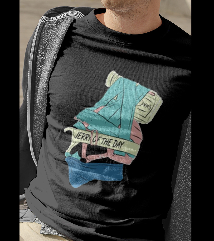 Jerry Of The Day VHS Straps Multicolor Gear T-Shirt