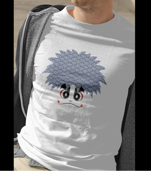 Gare Goemon Goemon Japanese Wave Hairstyle T-Shirt