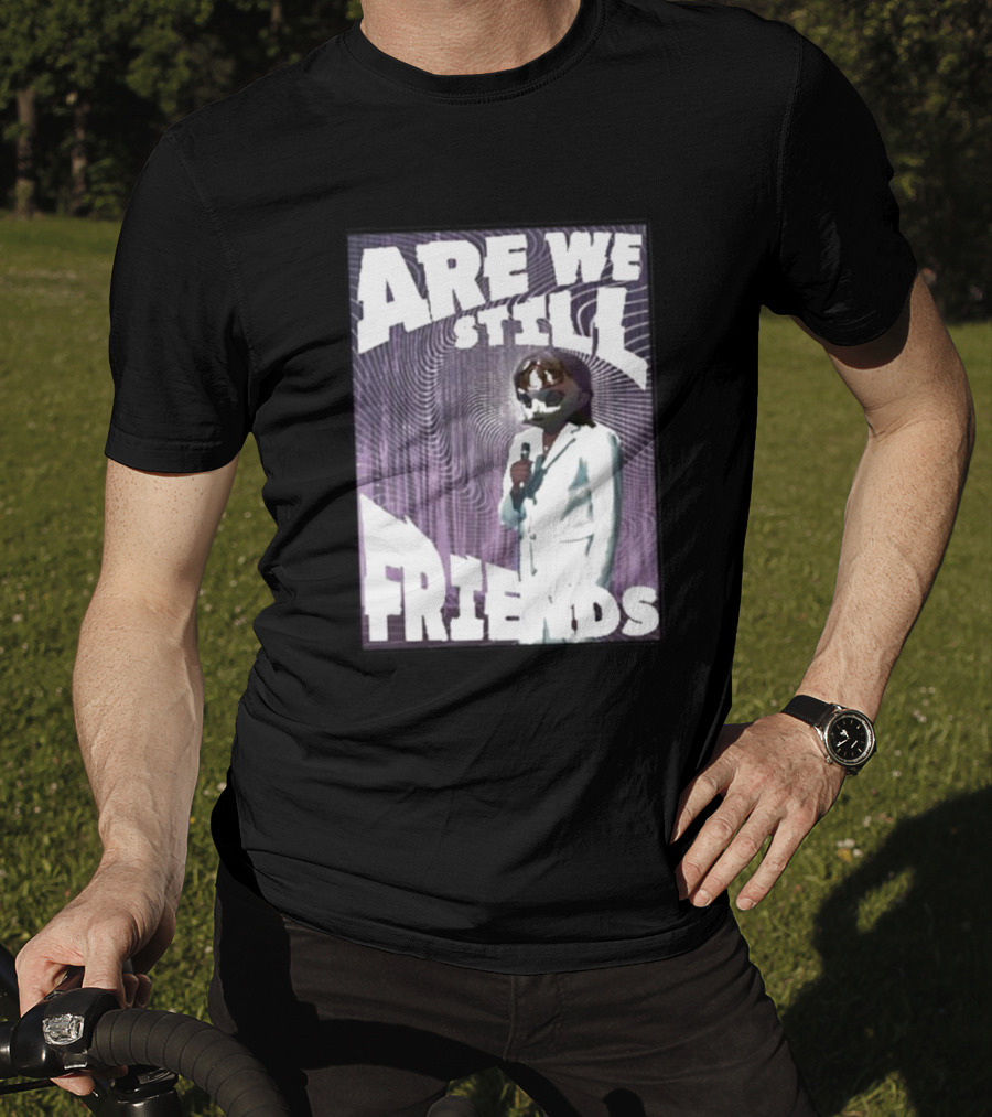 Are We Still Friends Retro Microphone T-Shirt