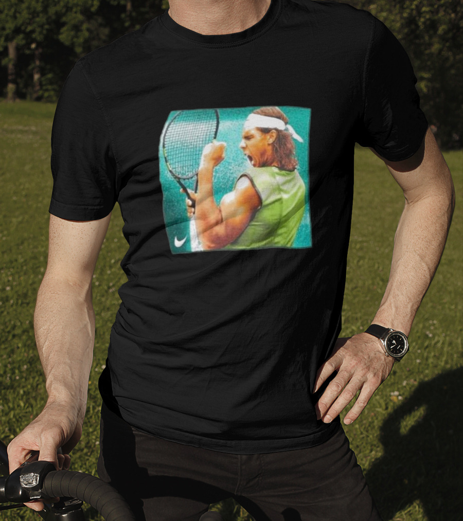Rafael Nadal Iconic Tennis Celebration Roland Garros T-Shirt