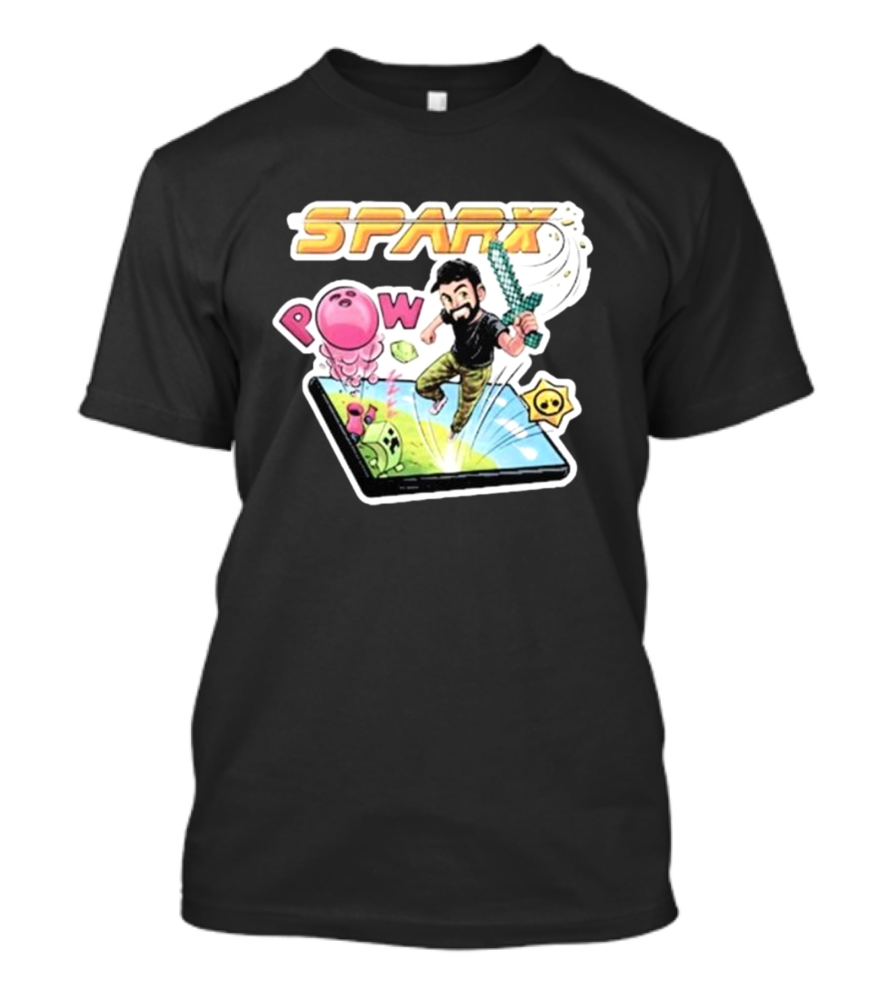 Sparx Pow Gamer Action Burst T-Shirt